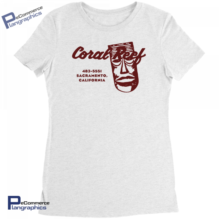 Coral Reef - Sacramento, CA - Vintage Tiki Bar T-Shirt - Plangraphics