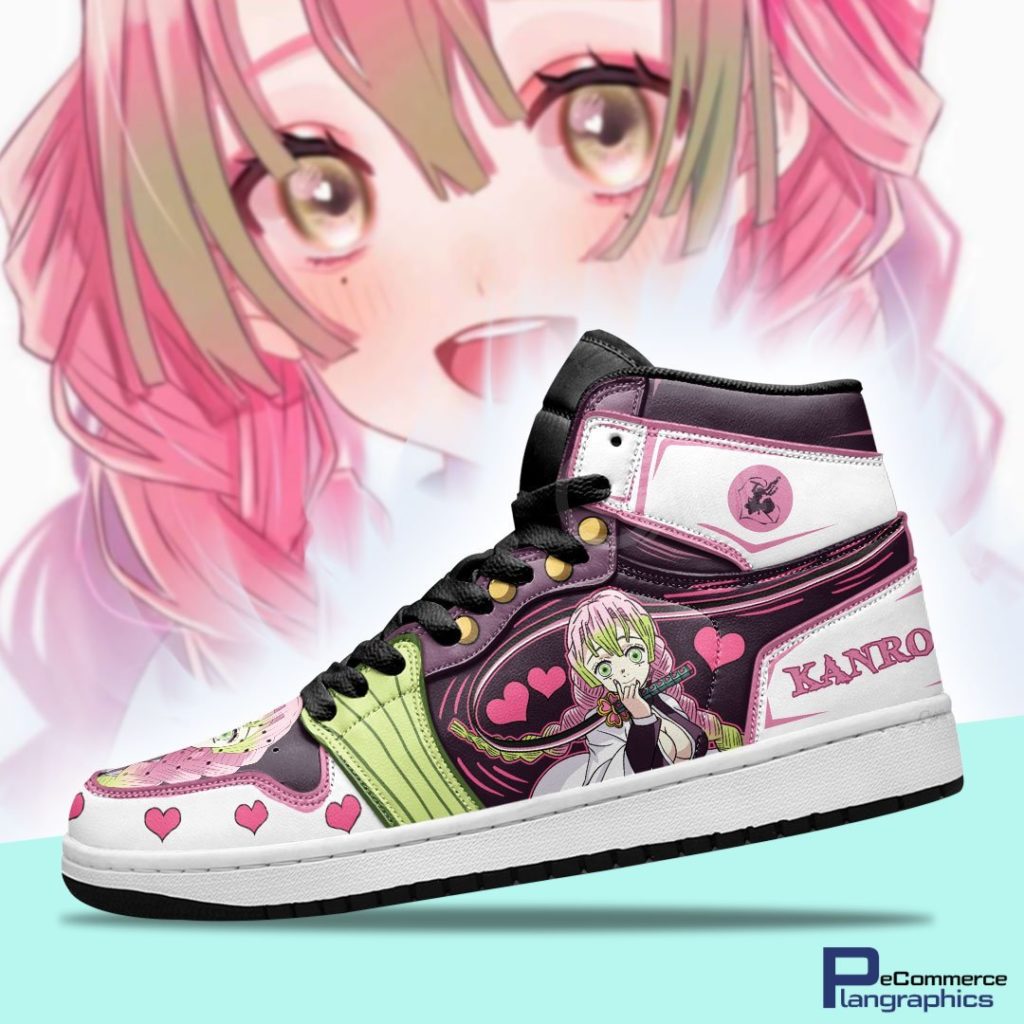 Mitsuri Kanroji Sneakers Love Hashira Demon Slayer Anime Shoes ...