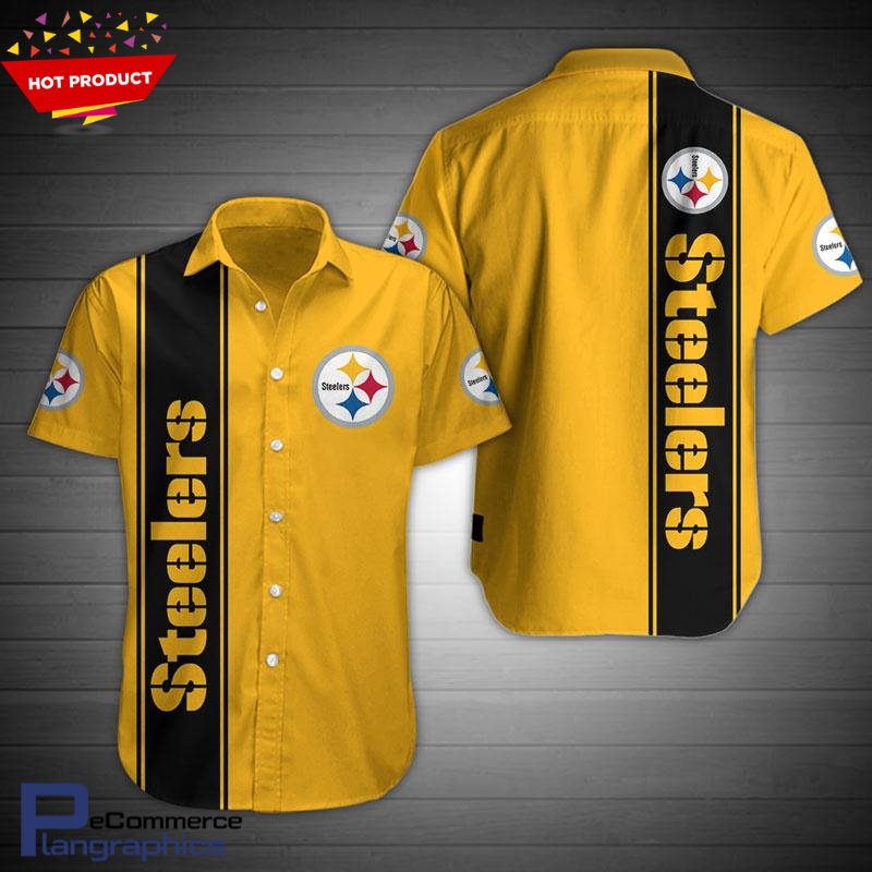 steelers button down shirts