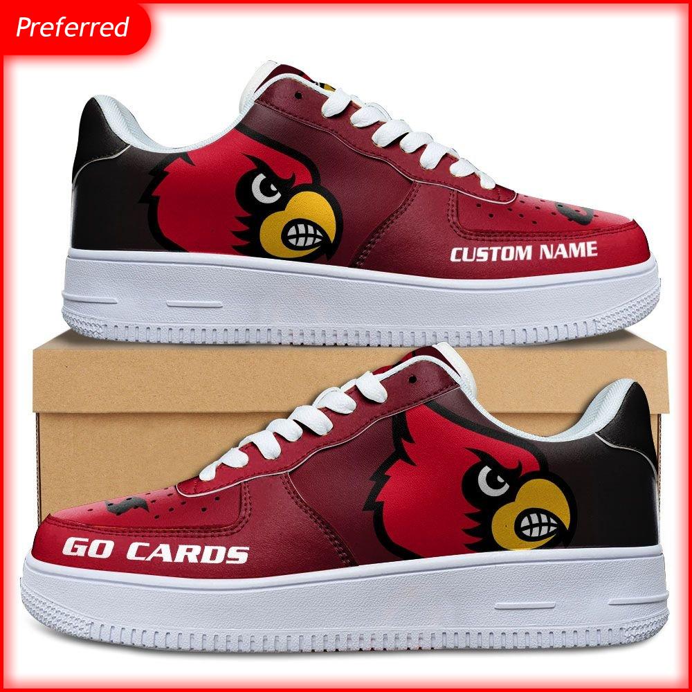 Louisville Cardinals Personalized Air Force 1 Shoes - Growkoc