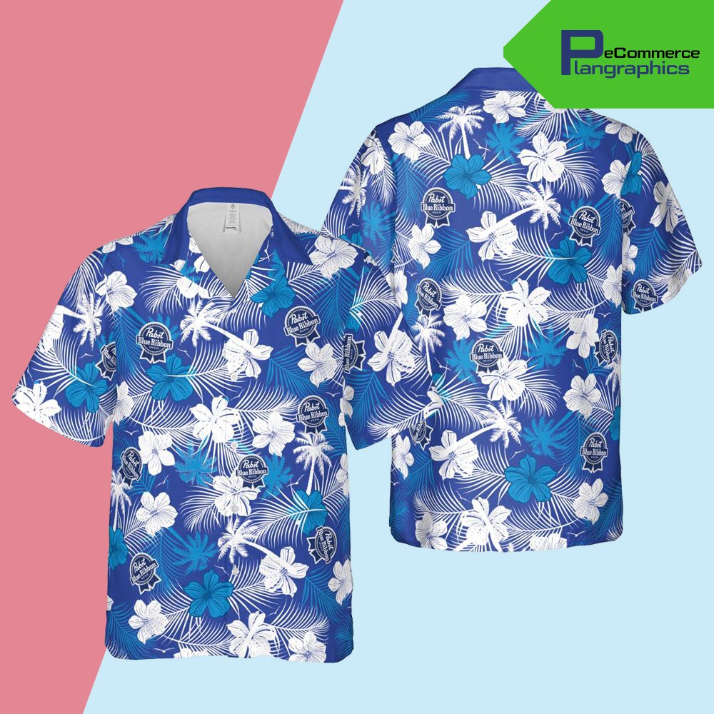 Pabts Blue Ribbon aloha shirt