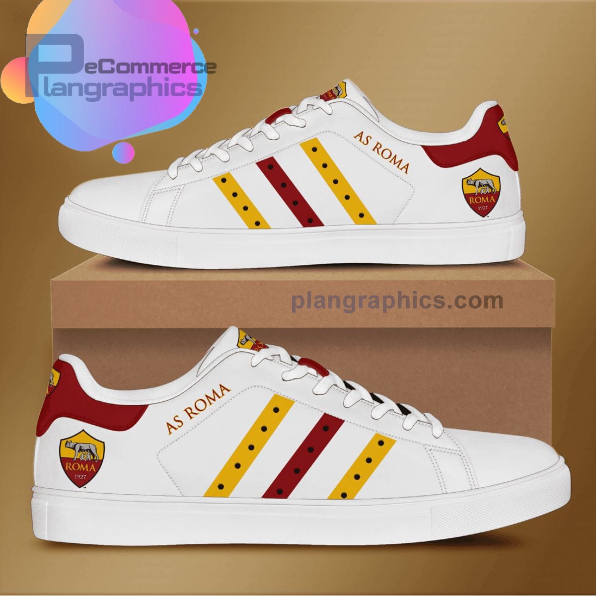 As Roma Low Top Casual Skate Shoes - Stan Smith Sneaker