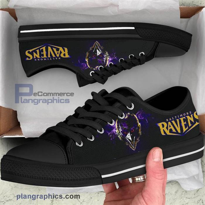 Baltimore Ravens Canvas Canvas Sneaker Low Top