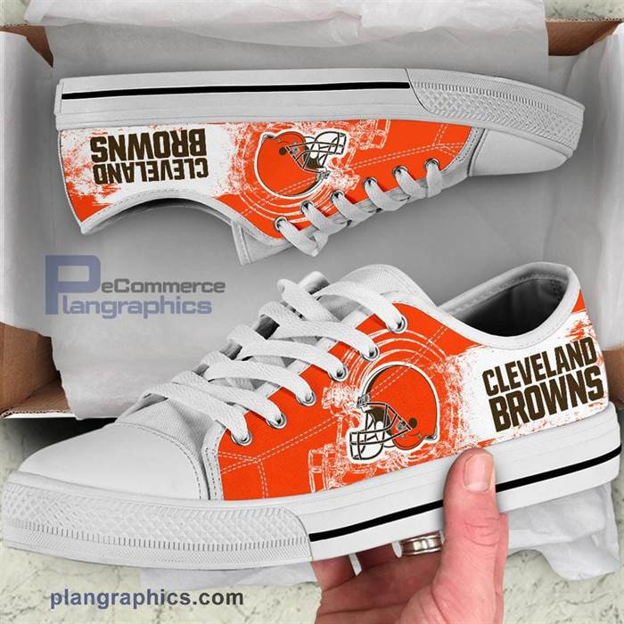 Cleveland Browns Canvas Canvas Sneaker Low Top