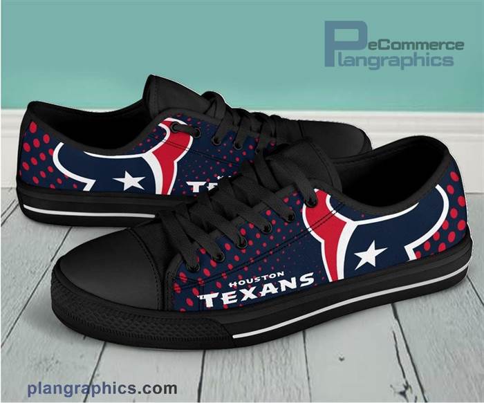 Houston Texans Canvas Shoes Low Top
