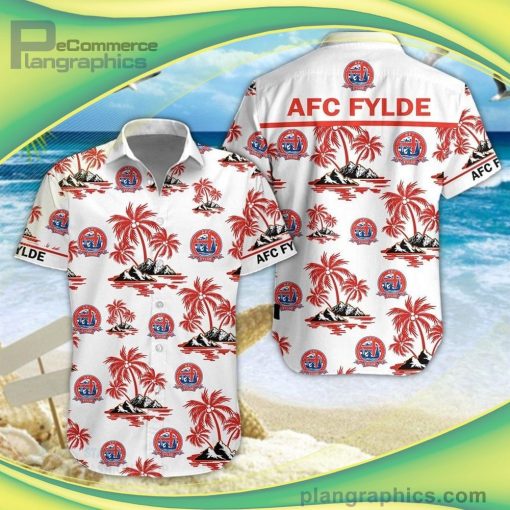 afc fylde 3d short sleeve button down shirt and hawaiian short 123 kVuk7