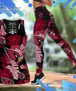arizona cardinals hawaiian hollow tanktop leggings set 9KvTk