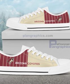 arizona coyotes canvas low top shoes 164 w7z7I