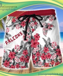 atlanta falcons short sleeve button down shirt and hawaiian short and shorts 251 O20qI