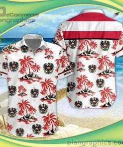 austria national football team short sleeve button down shirt and hawaiian short 119 IKxbL