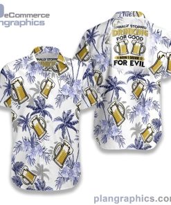 beer coconut tree aloha short sleeve button down hawaiian shirt 16 K5T8s