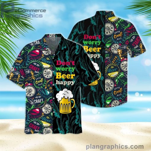 beer happy aloha short sleeve button down hawaiian shirt 19 EHbGw