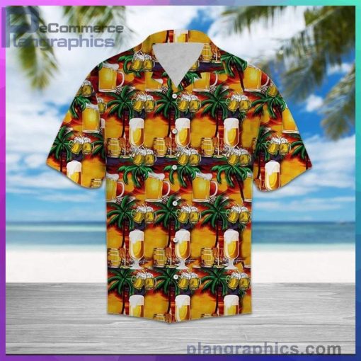 beer palm tree aloha short sleeve button down hawaiian shirt 21 8yKow