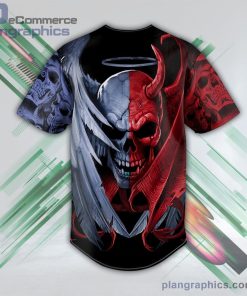 blue red angelic devil skull baseball jersey pl7282249 eFRG8