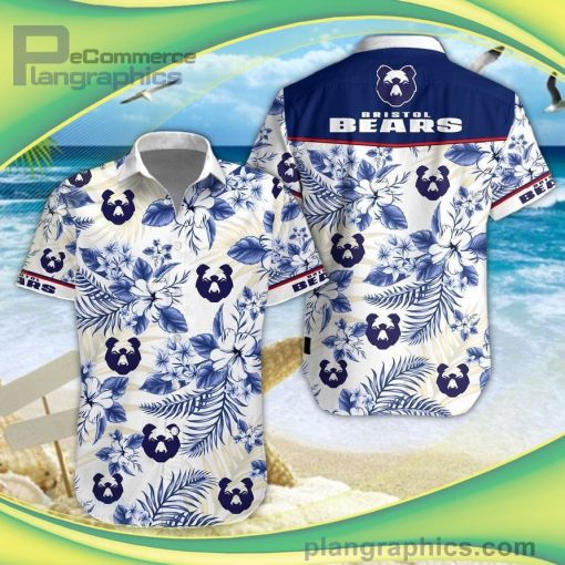 bristol bears short sleeve button down shirt and hawaiian short and shorts 106 6p7Z4