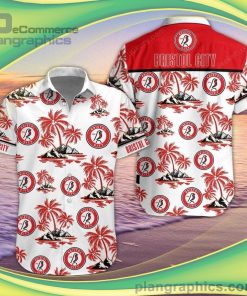 bristol city short sleeve button down shirt and hawaiian short 105 m2CkO