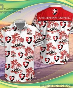 cheltenham town fc short sleeve button down shirt and hawaiian short 99 MsSfR