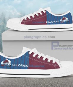 colorado avalanche canvas low top shoes 145 9kp04