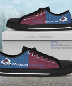 colorado avalanche canvas low top shoes 62 EBvCM