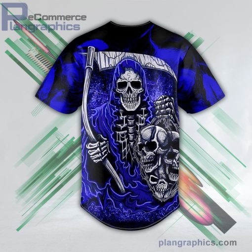 dark blue fatal shears grim reaper skull baseball jersey pl6283245 TrBrL