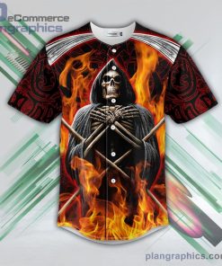 death note fire grim reaper skull baseball jersey pl4648159 0ytjf