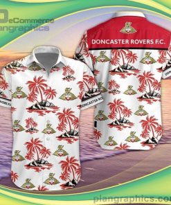 doncaster rovers fc short sleeve button down shirt and hawaiian short 93 Bf7dW