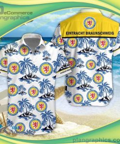 eintracht braunschweig 3d short sleeve button down shirt and hawaiian short 92 uRslK