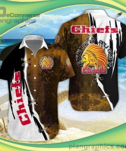 exeter chiefs pattern short sleeve button down shirt and hawaiian short and shorts 90 SPLXx
