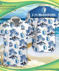 fc magdeburg short sleeve button down shirt and hawaiian short 84 ZxbGS