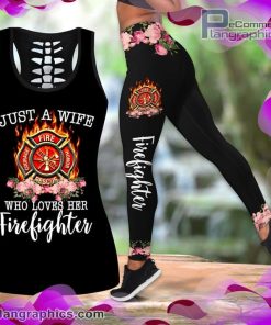 firefighter wife tank top legging set lxSCV