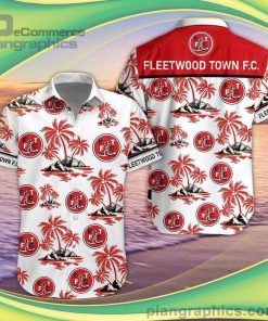 fleetwood town fc short sleeve button down shirt and hawaiian short 82 Jg8HP