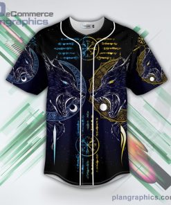 galaxy viking compass twin wolf tattoo baseball jersey pl2254153 pcsLE