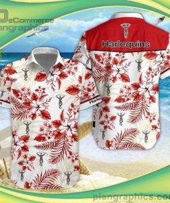 harlequins short sleeve button down shirt and hawaiian short and shorts 72 EF158