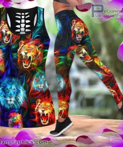 hippe lion tank top legging set U6SpV