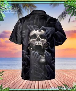 horror skull nightmare short sleeve button down hawaiian shirt 361 PNgZG