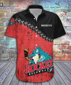 kelowna rockets casual button down hawaiian shirt grunge polynesian tattoo ca hockey 96 alE0f