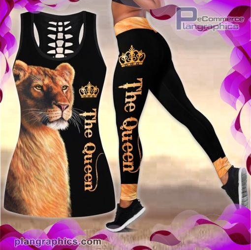 lion queen tank top legging set th2Aq