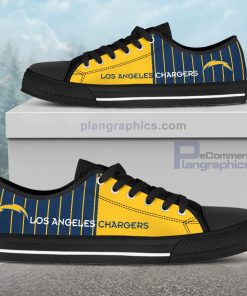 los angeles chargers canvas low top shoes 44 G7VUO