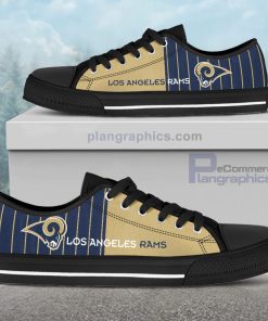 los angeles rams canvas low top shoes 41 NWCM4