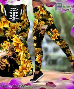 love bee mandala tank top legging set Hurco