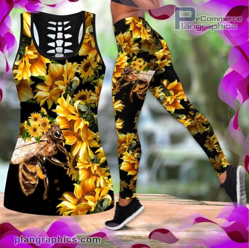love bee mandala tank top legging set Hurco