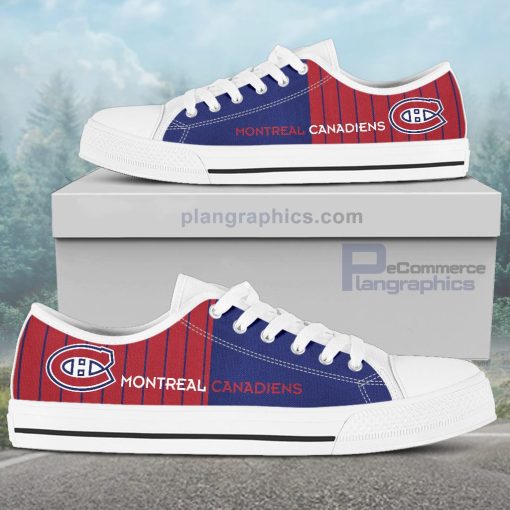 montreal canadiens canvas low top shoes 118 nQJnn