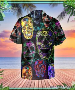 multiverse skull short sleeve button down hawaiian shirt 350 oqFo3