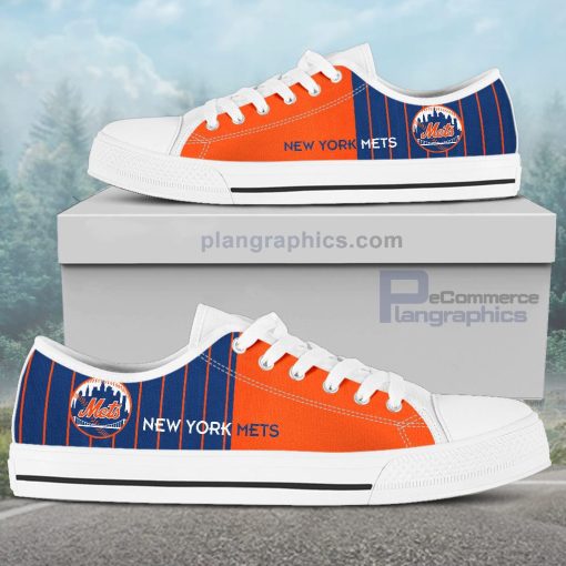 new york mets canvas low top shoes 110 kIGwN