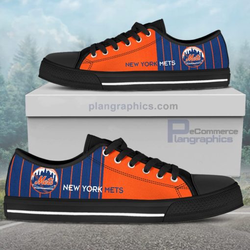 new york mets canvas low top shoes 27 CZfat