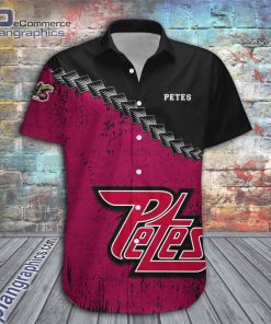 peterborough petes casual button down hawaiian shirt grunge polynesian tattoo ca hockey 5 rndqn