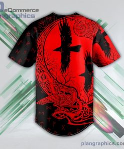 red black ravens viking baseball jersey pl5069204 bTw6X