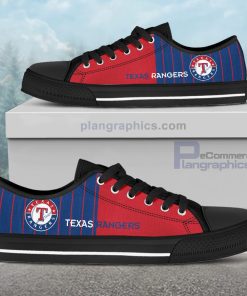 texas rangers canvas low top shoes 6 Yi4fs