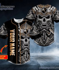 viking skull custom baseball jersey 22 7rc6j