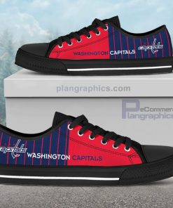 washington capitals canvas low top shoes 2 NvnhM
